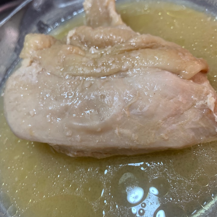 レンジで簡単♪冷凍鶏むね肉で鶏塩チャーシュー!